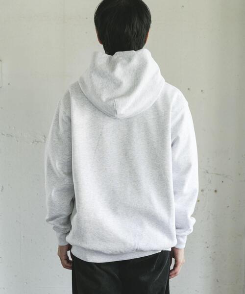URBAN RESEARCH DOORS（アーバンリサーチドアーズ）の「裏起毛プルオーバーフーディー（パーカー・メンズ・チャコールグレー/グレー系その他・LARGE/MEDIUM）」の19枚目の写真