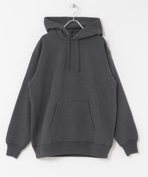 メンズ グレー裏起毛パーカー（プルオーバー）・ブラックTシャツ 2点セット【L】 セール】裏起毛プルオーバーフーディー（パーカー）｜URBAN RESEARCH