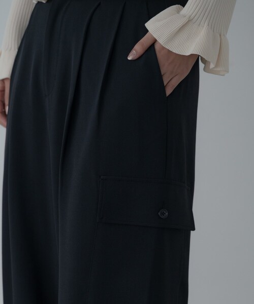 GALLEST(ギャレスト)の「メランジツイルカーゴパンツ(その他パンツ・レディース・グレー/ブラック・36/38/40)」の17枚目の写真