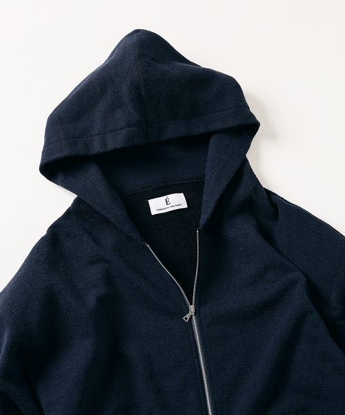EDIFICE（エディフィス）の「E. TanC (タンク) SWEAT ZIP FOODIE（パーカー・メンズ・ネイビー・MEDIUM/LARGE）」の3枚目の写真