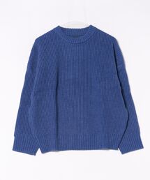 畦」に該当するニット/セーター（ブルー・ネイビー/青色系