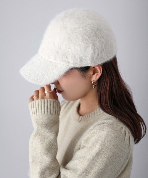 Riberry（リベリー）の「シャギーファーキャップ（キャップ・レディース・アイボリー/グレー/ブラック・FREE）」の6枚目の写真