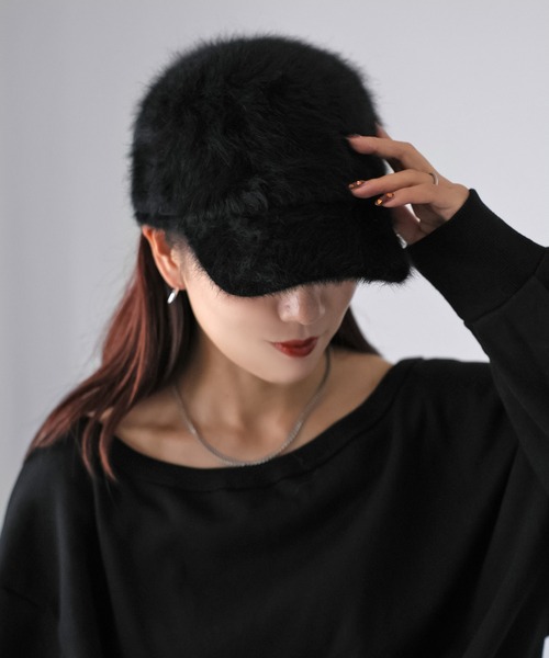 Riberry（リベリー）の「シャギーファーキャップ（キャップ・レディース・アイボリー/グレー/ブラック・FREE）」の10枚目の写真