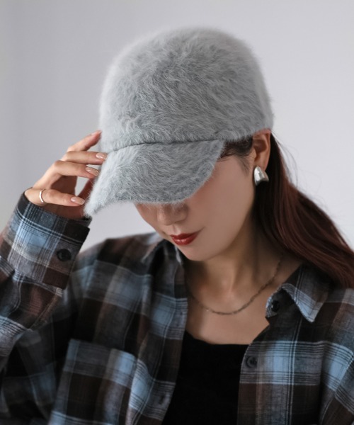 Riberry（リベリー）の「シャギーファーキャップ（キャップ・レディース・アイボリー/グレー/ブラック・FREE）」の12枚目の写真