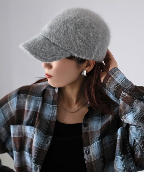 Riberry（リベリー）の「シャギーファーキャップ（キャップ・レディース・アイボリー/グレー/ブラック・FREE）」の13枚目の写真