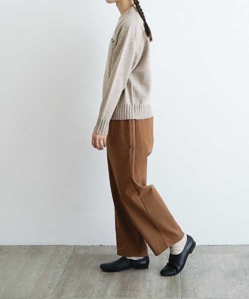 セール】オオカミと手紙に添えたドライフラワー“とおし”（その他パンツ