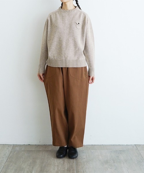 セール】オオカミと手紙に添えたドライフラワー“とおし”（その他パンツ