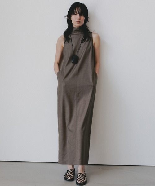 ワンピース anuke Highneck Sleeveless Onepiece Highneck Sleeveless Onepiece（ワンピース）｜anuke（アンヌーク）の
