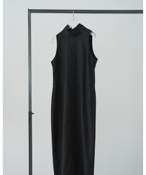 anuke(アンヌーク)の「Highneck Sleeveless Onepiece(ワンピース・レディース・ブラック/モカ・36inch/38inch)」の10枚目の写真
