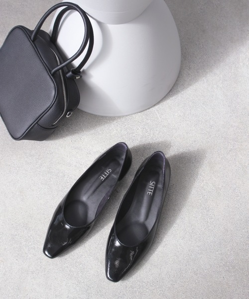 SITTE(シッテ)の「【SITTE】プレーンパンプス(パンプス・レディース・ブラック系・23.5cm/24.0cm/24.5cm/23.0cm)」の8枚目の写真