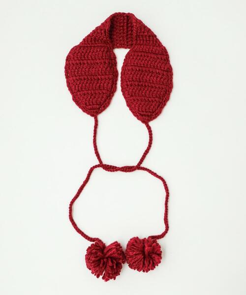 WEGO（ウィゴー）の「WEGO/ポンポン付きイヤーマフ（イヤーマフ・レディース・ワイン/グレー/ホワイト/ブラック・FREE）」の8枚目の写真