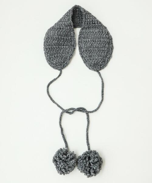 WEGO（ウィゴー）の「WEGO/ポンポン付きイヤーマフ（イヤーマフ・レディース・ワイン/グレー/ホワイト/ブラック・FREE）」の11枚目の写真