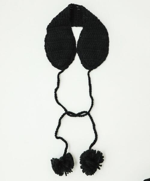 WEGO（ウィゴー）の「WEGO/ポンポン付きイヤーマフ（イヤーマフ・レディース・ワイン/グレー/ホワイト/ブラック・FREE）」の5枚目の写真