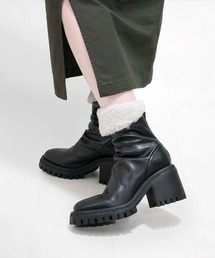 HALMANERA（ハルマネラ）の「HALMANERA ハルマネラ ボアコンビトラックソールブーツ（ブーツ）」