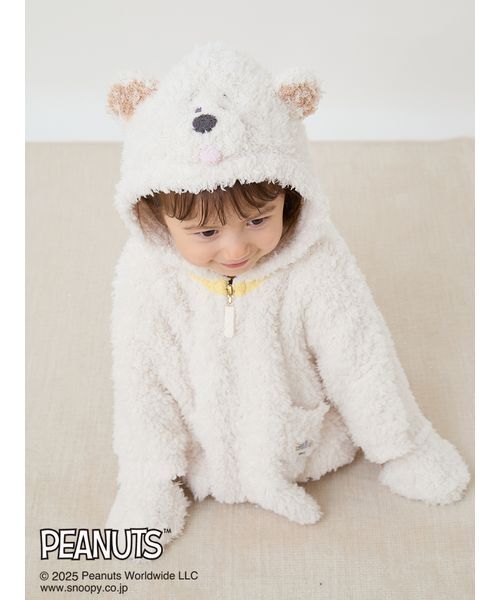 gelato pique(ジェラートピケ)の「【PEANUTS PUPPIES】【BABY】アンディポンチョ(その他ベビーウェア・キッズ・ベージュ・80)」の2枚目の写真