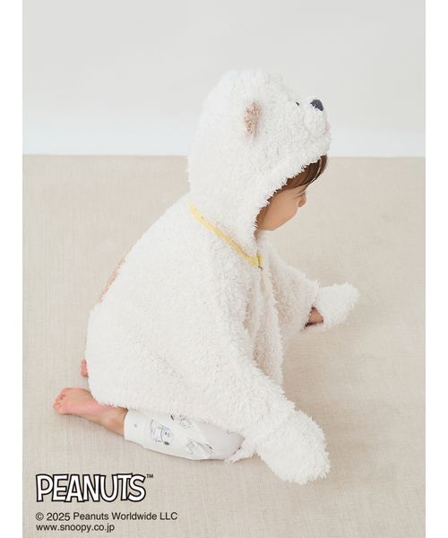 gelato pique(ジェラートピケ)の「【PEANUTS PUPPIES】【BABY】アンディポンチョ(その他ベビーウェア・キッズ・ベージュ・80)」の3枚目の写真