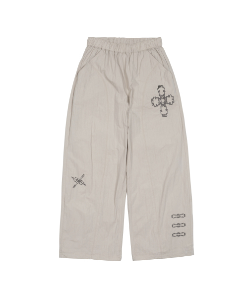 THECOLDESTMOMENT(ザコールデストモーメント)の「TCM ethnic nylon pants (ivory)(その他パンツ・メンズ・その他・SMALL/MEDIUM/LARGE)」の3枚目の写真
