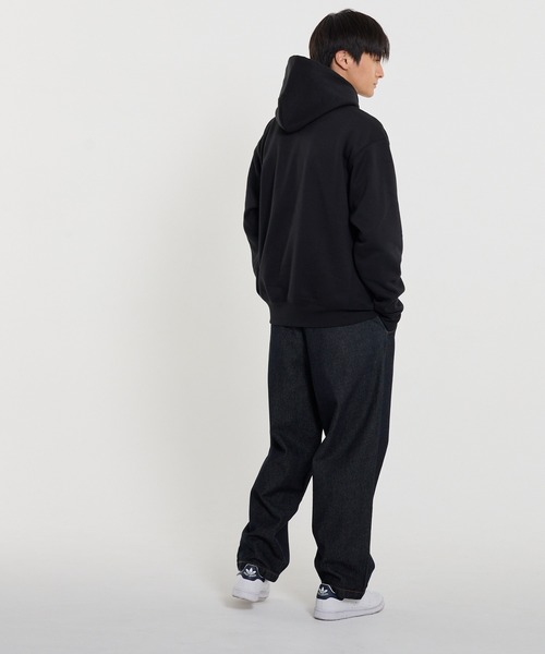 coca(coca)(コカ)の「ポリエステル裏起毛ベーシックプルパーカー(パーカー・メンズ・ライトベージュ/ライトグレー/ブラック・M/S/XL/L)」の6枚目の写真