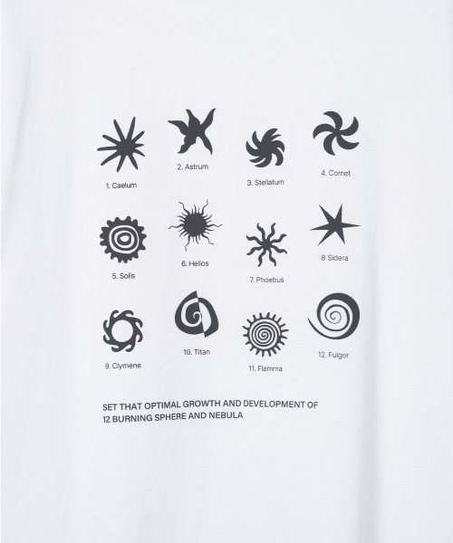 Millo Archive（ミロ アーカイブ）の「スクロールスクエアTシャツ[ホワイト]（Tシャツ/カットソー・メンズ・その他・MEDIUM/LARGE/X-LARGE）」の3枚目の写真
