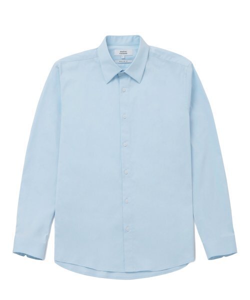 MUSINSA STANDARD(ムシンサスタンダード)の「ベーシックドレスシャツ【スカイブルー】(ビジネスシャツ・メンズ・その他・X-LARGE/XX-LARGE/SMALL/MEDIUM/LARGE)」の2枚目の写真
