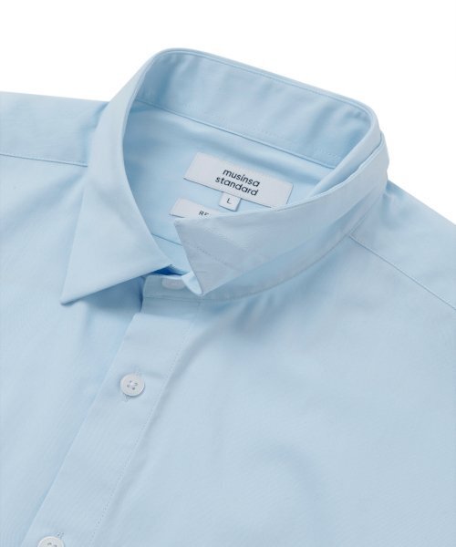 MUSINSA STANDARD(ムシンサスタンダード)の「ベーシックドレスシャツ【スカイブルー】(ビジネスシャツ・メンズ・その他・X-LARGE/XX-LARGE/SMALL/MEDIUM/LARGE)」の7枚目の写真