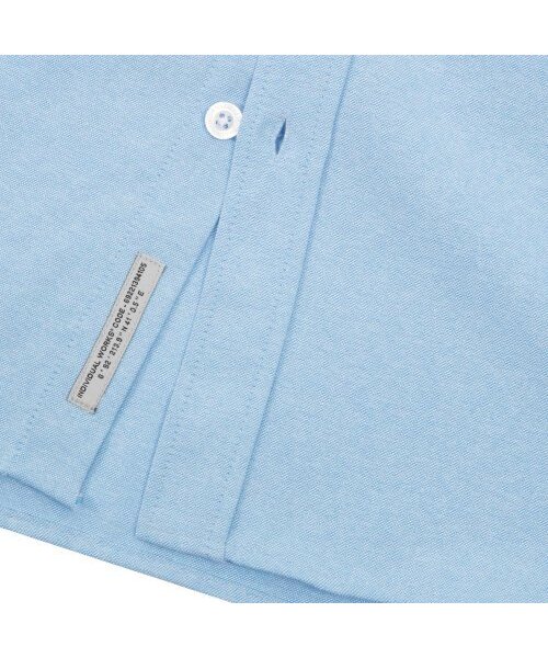 F.ILLUMINATE（フィルミネイト）の「オーバーフィットオックスフォードハーフシャツ - スカイブルー（シャツ/ブラウス・レディース・その他・LARGE）」の4枚目の写真