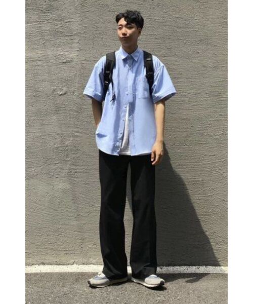 F.ILLUMINATE（フィルミネイト）の「オーバーフィットオックスフォードハーフシャツ - スカイブルー（シャツ/ブラウス・レディース・その他・LARGE）」の18枚目の写真