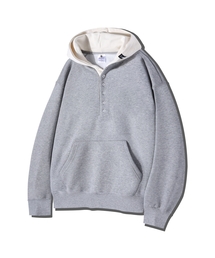 GHOST REPUBLIC（ゴーストリパブリック）の「ベーシックフード配色ヘンリーネックフードパーカー GHT-485_裏毛（パーカー）」