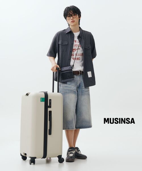 MUSINSA STANDARD（ムシンサスタンダード）の「コーデュラミニサコッシュ [ミディアムグレー]（メッセンジャーバッグ・レディース・その他・FREE）」の9枚目の写真