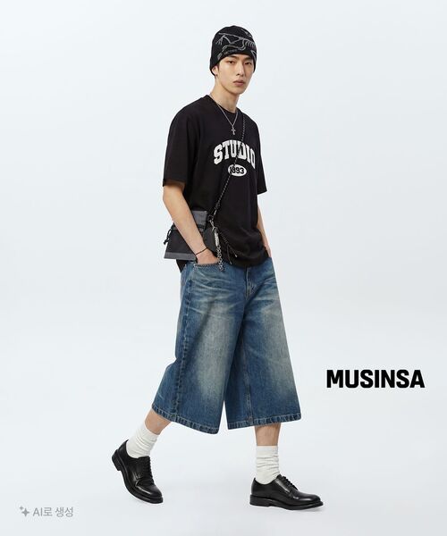 MUSINSA STANDARD（ムシンサスタンダード）の「コーデュラミニサコッシュ [ミディアムグレー]（メッセンジャーバッグ・レディース・その他・FREE）」の10枚目の写真