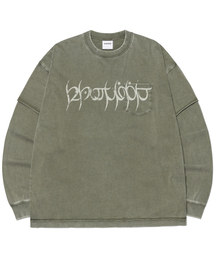A.R LONG SLEEVE TEE - WASHED KHAKI