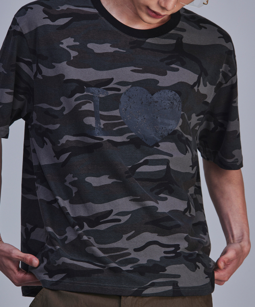 SCALLYWAG（スカリーワグ）の「アイラブクロップTシャツ[カモ]（Tシャツ/カットソー・レディース・その他・SMALL/MEDIUM/LARGE）」の2枚目の写真