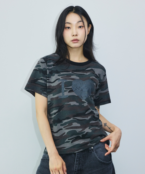 SCALLYWAG（スカリーワグ）の「アイラブクロップTシャツ[カモ]（Tシャツ/カットソー・レディース・その他・SMALL/MEDIUM/LARGE）」の6枚目の写真