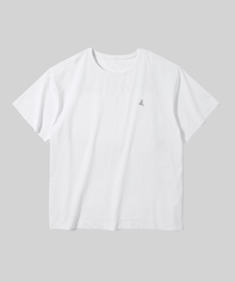 オリジナルバードロゴ刺繍Tシャツ[ホワイト]