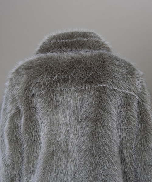 UNISEX》Luxury Volume Eco Fur Prime-Over Blouson/ラグジュアリー