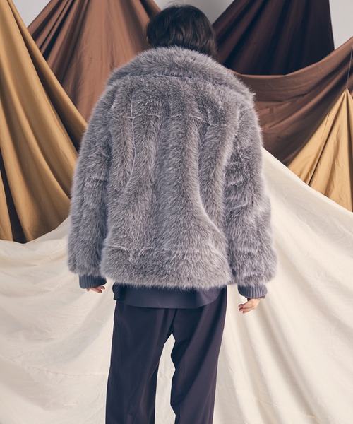 UNISEX》Luxury Volume Eco Fur Prime-Over Blouson/ラグジュアリー