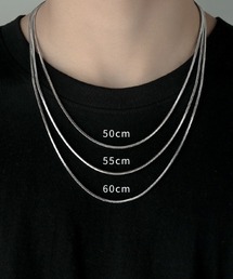 B.R.U | 【長さアソート】シルバースネークネックレス(ネックレス)