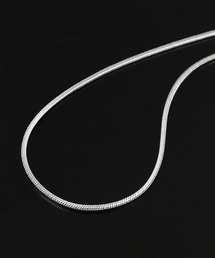 B.R.U（ブル）の「【長さアソート】シルバースネークネックレス（ネックレス）」