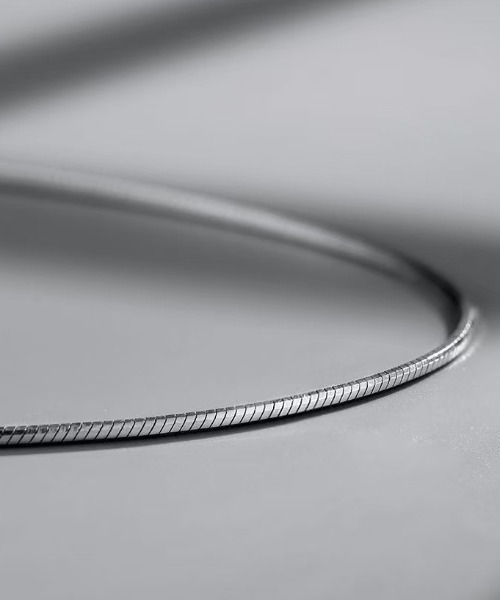 B.R.U（ブル）の「【長さアソート】シルバースネークネックレス（ネックレス・メンズ・シルバー系その他2/シルバー/シルバー系その他・FREE）」の7枚目の写真