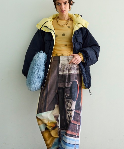 MAISON SPECIAL（メゾンスペシャル）の「Reversible Down Coat/リバーシブルダウン（ダウンジャケット/コート・レディース・ピンク/イエロー・FREE）」の22枚目の写真