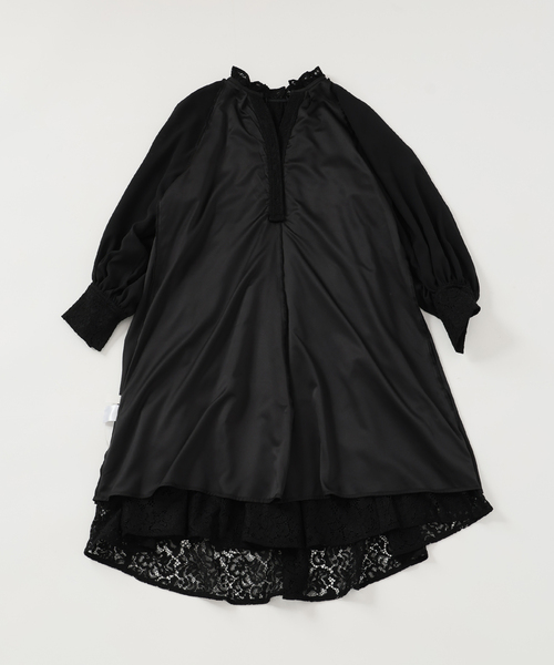 La TOTALITE(ラトータリテ)の「レースミニワンピース(ワンピース・レディース・ブラック・FREE)」の18枚目の写真