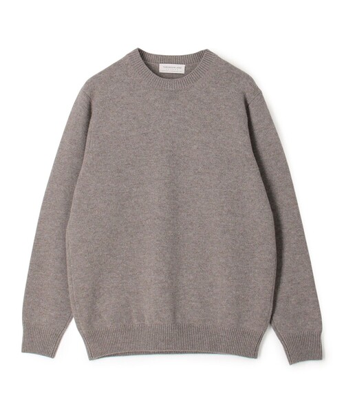 TOMORROWLAND (トゥモローランド)の「TOMORROWLAND tricot スーパーファインラムウール クルーネックプルオーバー(ニット/セーター・メンズ・ブルー/チャコールグレー/グレー/カーキ/ブラック/ライトグリーン/ネイビー/オレンジ/イエロー・XL/L/M/S)」の3枚目の写真