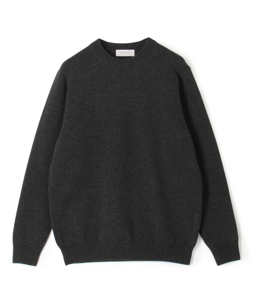 TOMORROWLAND (トゥモローランド)の「TOMORROWLAND tricot スーパーファインラムウール クルーネックプルオーバー(ニット/セーター・メンズ・ブルー/チャコールグレー/グレー/カーキ/ブラック/ライトグリーン/ネイビー/オレンジ/イエロー・XL/L/M/S)」の1枚目の写真