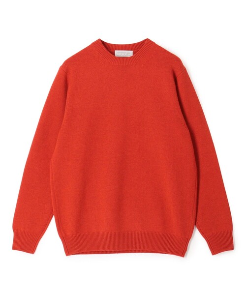 TOMORROWLAND (トゥモローランド)の「TOMORROWLAND tricot スーパーファインラムウール クルーネックプルオーバー(ニット/セーター・メンズ・ブルー/チャコールグレー/グレー/カーキ/ブラック/ライトグリーン/ネイビー/オレンジ/イエロー・XL/L/M/S)」の9枚目の写真