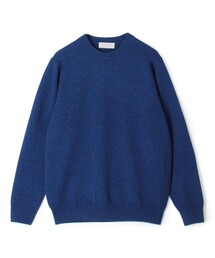 TOMORROWLAND ハンドニット セーター ブルー TOMORROWLAND｜トゥモローランドのニット/セーター（ブルー・ネイビー