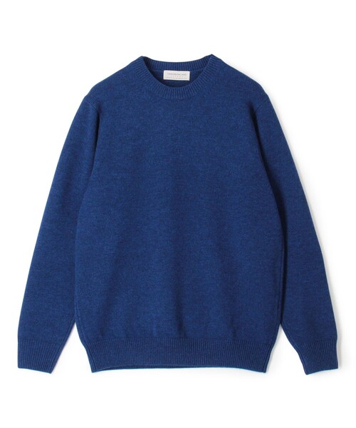 TOMORROWLAND (トゥモローランド)の「TOMORROWLAND tricot スーパーファインラムウール クルーネックプルオーバー(ニット/セーター・メンズ・ブルー/チャコールグレー/グレー/カーキ/ブラック/ライトグリーン/ネイビー/オレンジ/イエロー・XL/L/M/S)」の7枚目の写真