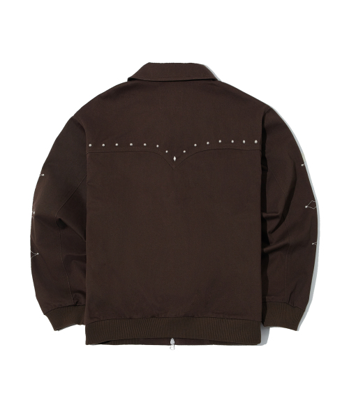 CRITIC(クリティック)の「STUDDED WORK JACKET BROWN(その他アウター・レディース・その他・LARGE/X-LARGE/MEDIUM)」の4枚目の写真