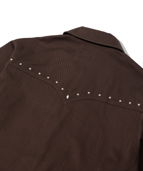 CRITIC(クリティック)の「STUDDED WORK JACKET BROWN(その他アウター・レディース・その他・LARGE/X-LARGE/MEDIUM)」の8枚目の写真