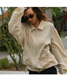 ERER（エルエル）の「[UN] Vintage Painted Nylon Blouson Sand（MA-1）」