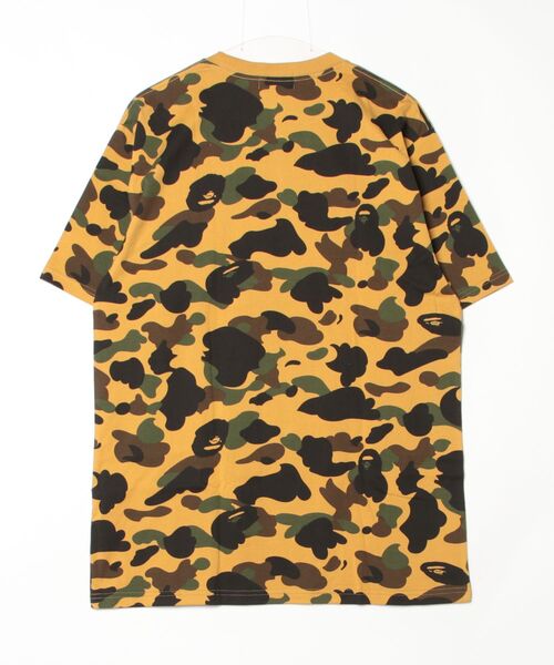 A BATHING APE(アベイシングエイプ)の「1ST CAMO ONE POINT TEE(Tシャツ/カットソー・メンズ・グリーン/イエロー・XX-LARGE/LARGE/XXX-LARGE/X-LARGE/SMALL/MEDIUM)」の7枚目の写真